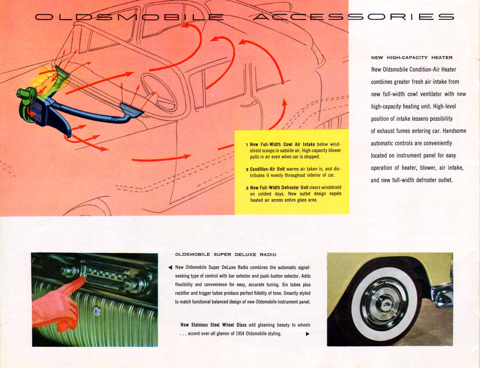 1954 Oldsmobile Motor Cars Brochure Page 8